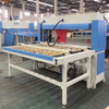 Travel Head Football Balls Die Cutting Press Machine With Rubber Roll Auto Feeding