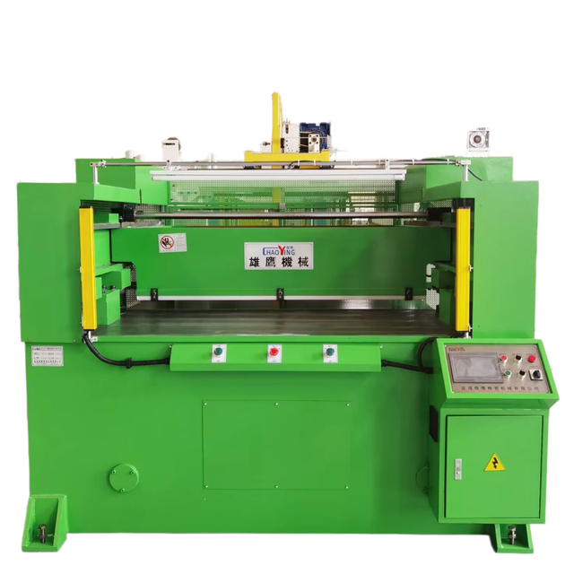 Receding Head 4-Column Hydraulic Leather Fabric Die Cutter Machine