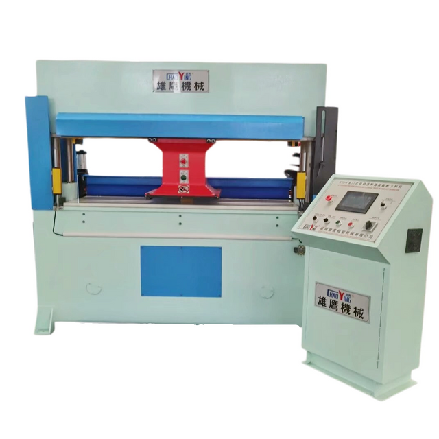 High Quality Hydraulic Travel Head Football Balls Leather Die Cutting Machine