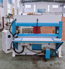 Travel Head Football Balls Die Cutting Press Machine With Rubber Roll Auto Feeding
