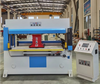 Travel Head Football Balls Die Cutting Press Machine With Rubber Roll Auto Feeding