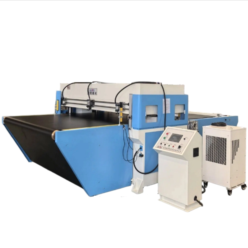Conveyor Belt Feeding 4-Column Hydraulic Die Cutting Machine